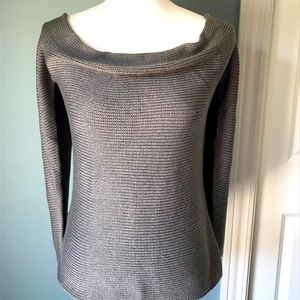 Ann Taylor Silk cowl neck sweater